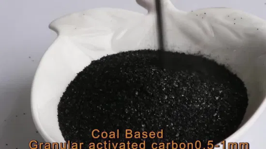 금 추출을 위한 높은 요오드 값의 석탄 기반 입상 활성탄